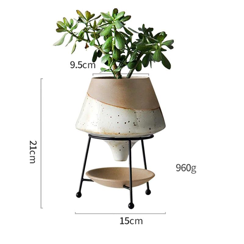 Clay Cascade Planter Set